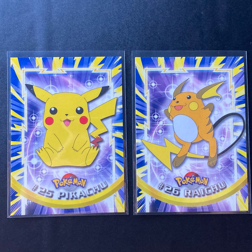 Pikachu non holo, Raichu non holo
